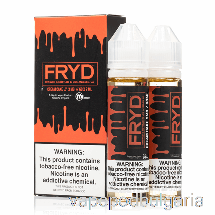 Vape Bulgaria крем кейк - Fryd E-liquid - 120ml 0mg